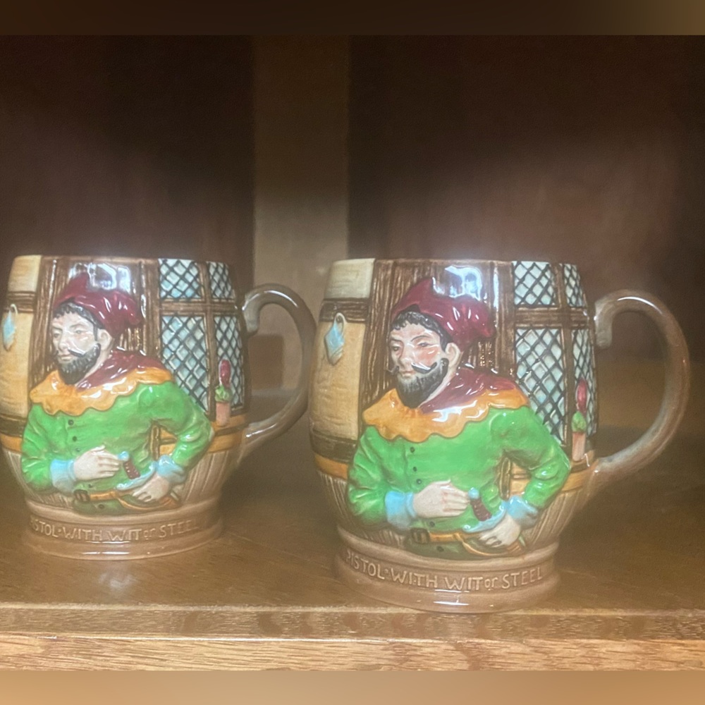 Beswick Merry Wives Of Windsor Mugs